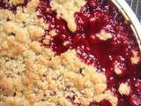 Crumble de cerises..oui oui elles arrivent à grand pas