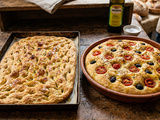 Focaccia Classique de Ligurie ou Barese