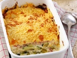 Gratin de courgettes au jambon