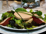 Salade de Foie Gras et Magrets Fumés aux Mandarines