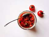 I feed love. confit de poivrons-tomates au gingembre