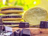 Biscuits sablés fourrés au chocolat pour le défi «Virades de l’Espoir»