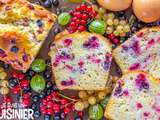 Cake au yaourt, cassis et groseilles. Facile et délicieux