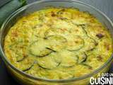 Gratin de courgettes à la bechamel et emmental