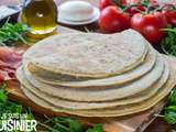 Piadina (pain plat italien). Sans four ni levure