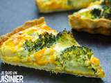 Quiche au brocoli et mimolette