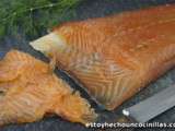 Saumon mariné (saumon gravlax)