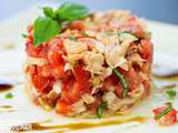 Tartare de tomate au thon