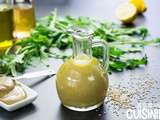 Vinaigrette au tahini (pâte de sésame). Idéale pour les salades de légumineuses