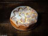 Gâteau au fromage blanc léger (Käsekueche) aux abricots