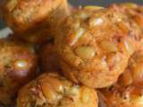 Petits cakes tomate, Feta et basilic