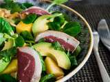 Salade detox mâche, mangue, avocat