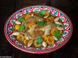 Tajine de poulet aux mirabelles et au safran d’Alsace