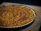 Tarte à la mirabelle avec crème d’amandes à la vanille