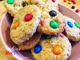 Cookies aux Flocons d'Avoine & m&m's