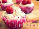 Cupcakes aux Fraises & Mascarpone