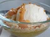 CouPe GLaCée CRouSTiLLanTe à La VaNiLLe, CoMPoTe De PoMMes & CRèMe De CaRaMeL Au BeuRRe SaLé