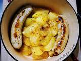 Boudin blanc aux épices et pommes