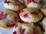 Muffins aux fraises