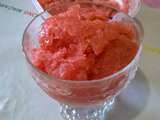 Sorbet au fraises