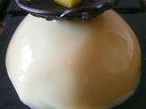 Entremet mousse mangue et chocolat blanc