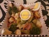 Salade jambon grillé croutons maison et ses chouxxxxxx