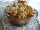 Crumble banane chocolat