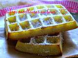 Gaufre nature au four