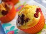 Muffins chocolat blanc & framboises