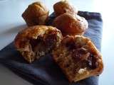 Muffins dattes, noisettes torreffiées & chocolat au lait