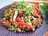 Tabbouleh aux légumes grillés