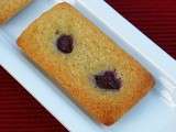 Financiers pistache-cerises