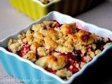 Crumble aux fruits rouges