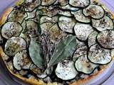 Tarte Jambon-courgettes/Aubergines