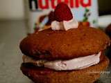 Whoopies Nutella / framboises