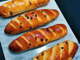 Baguettes viennoises aux pépites de chocolat