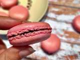 Macarons framboises