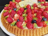 Tarte renversée aux fruits rouges