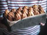 Madeleines au citron-bergamote (fourrées à la pâte à tartiner)