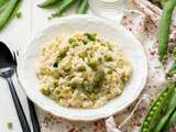 Risotto d’asperges et petits-pois