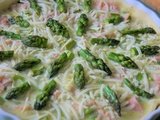 Asparagus and Ham Quiche