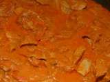 Chicken with spicy and creamy tomato sauce