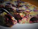 Clafoutis cerises coco