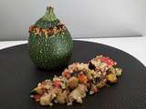 Courgette farcie au quinoa - ig bas