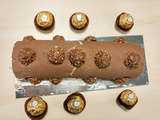 Bûche ferrero rocher facile et délicieuse