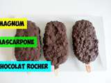 Glace magnum mascarpone chocolat rocher