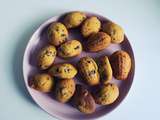 Madeleines moelleuses chocolat