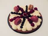 Tarte chantilly mascarpone fruits rouges