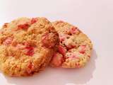 Cookies aux pralines roses