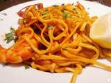 Linguine aux gambas